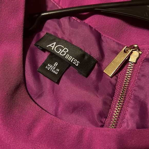 Women’s AGB Dress, fuchsia Color, Size 8 - Picture 3 of 3